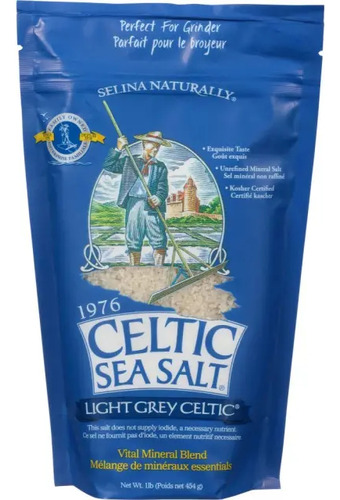Selina Naturally Light Grey Celtic Sea Salt 454g