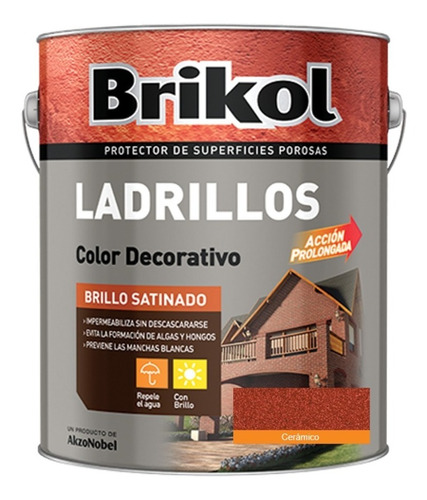 Brikol Ladrillos Impermeabilizante Cerámico 10 Lt Sibaco