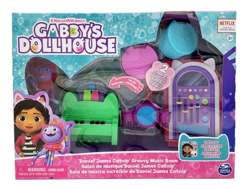 Casa De Muñecas Gabbys Dollhouse Set Ambientes C/fig  36203