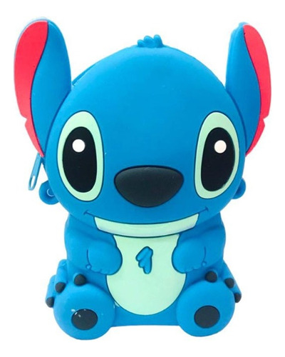 Bolsinha Infantil Silicone De Moeda Lilo Stitch + Brinde