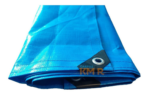 Lona Multiusos Impermeables 2x6 Azul Con Costura Reforzada