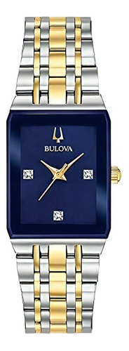 Reloj Bulova Para Mujer 98p177 De Cuarzo Con Correa De