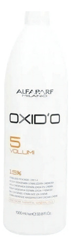 Peróxido de hidrógeno Alfaparf Oxid'o, 1 l, 5 volúmenes, volumen 5