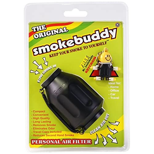 Smoke Buddy Filtro De Aire Personal, Negro