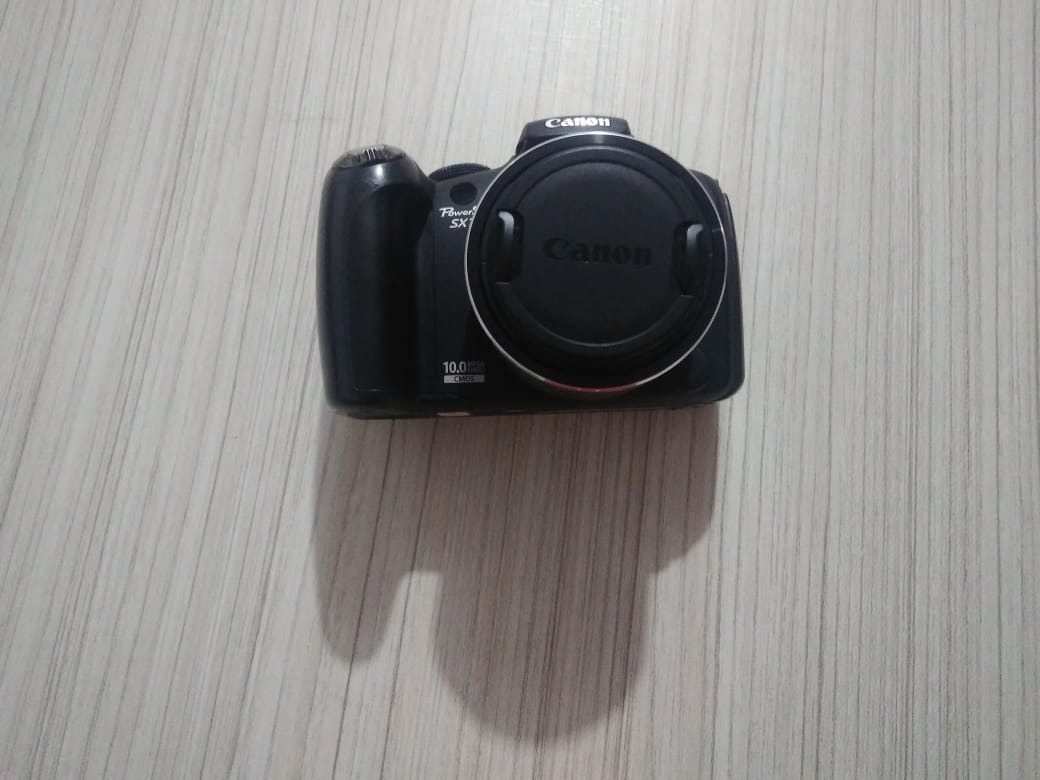 Câmera Canon Powershot Sx1 Is - Lente Estragada | Mercado Livre