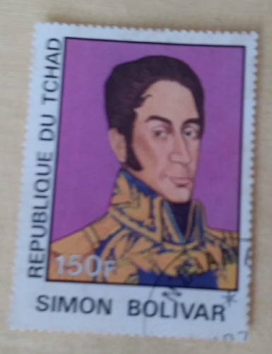 Imagen 1 de 1 de Estampilla Simón Bolívar.