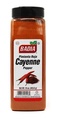 Badia Pimienta Roja Cayenne Cayena 453.6g