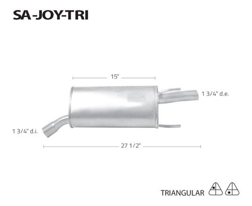 Silenciador Escape Mofle Chevy Joy Tipo Original