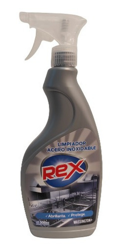 Limpiador Acero Inoxidable Rex Con Atomizador