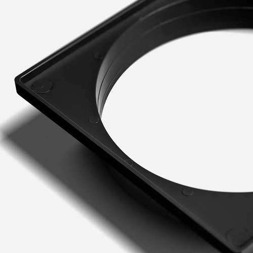 Kit 01 Ralo Click Preto 15x15 Cm + Porta Grelha Preto Matte
