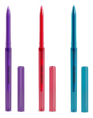 Kit Vult Fun Lapiseira Delineadora Azul Radiante + Roxo Dive