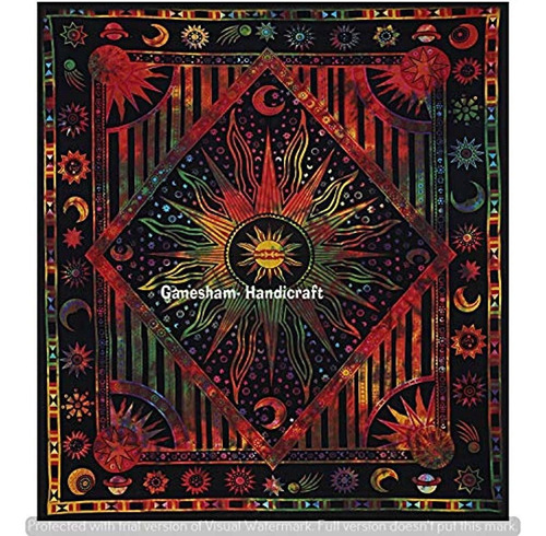 Tapiz Indio Hippie Gitano Para Decoración Del Hogar, Funda D