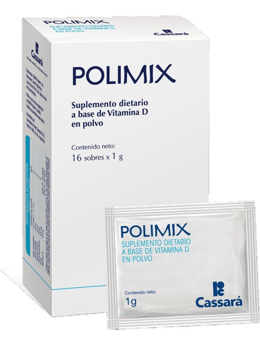 Polimix Probiótico Prebiótico 7 Cepas Prebióticas 16 Sobres