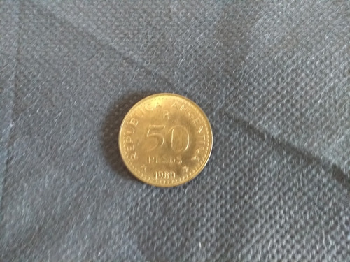 Moeda 50 Pesos Argentina 1980