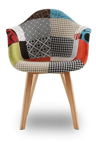 Pack 4 Butacas Patchwork Acolchadas