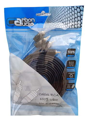 Cable Rca Carbon Audio 5m Macho A Macho