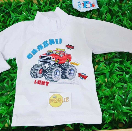 Imagen 3 de 8 de Poleras, Remeras Cuello Alto, Bebé, Niños