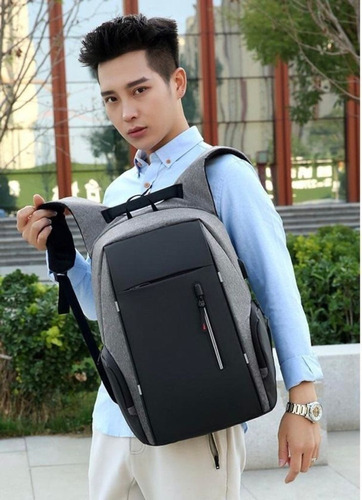 Mochila Con Usb Back Pack Antirrobo Super Calidad