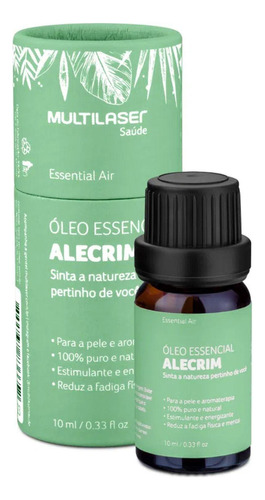 Óleo Essencial Alecrim Multilaser Hc123 10ml Estimulante E