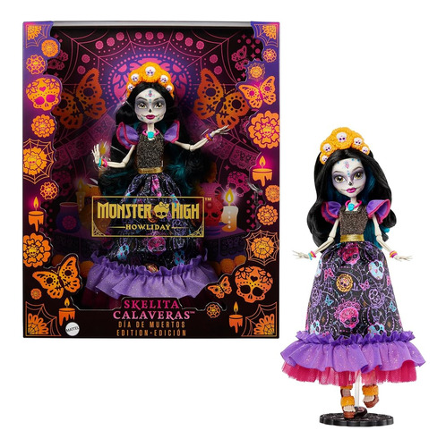 Monster High Doll, Skelita Calaveras Día De Muertos Coleccio