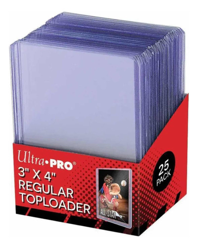 Top Loader Ultra Pro X25 Unidades Cerrado Original