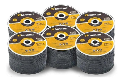 Imagem 1 de 4 de Disco De Corte Fino Inox 4.1/2 X 1,0 Esmerilhadeira 100 Pçs