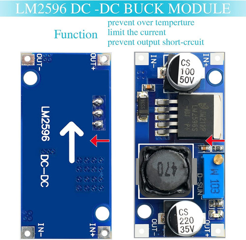 30 Pack Lm2596 Dc To Dc Buck Converter Dc Voltage Regulator