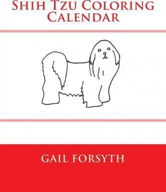 Libro Shih Tzu Coloring Calendar - Gail Forsyth