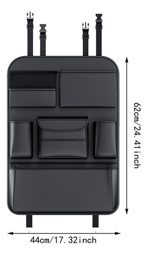 Organizador De Asiento Trasero De Coche, Bolsillo De Malla,
