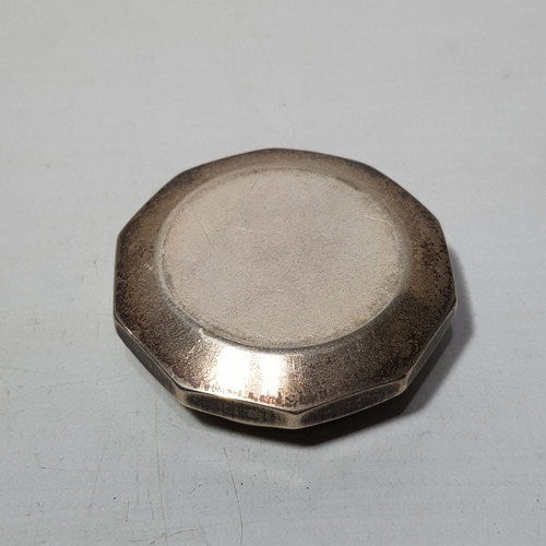 Imagen 4 de 5 de Antiguo Pastillero Virgen San Nicolás Metal Blanco Mag 59366