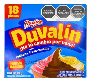 Chocolate Duvalin Trisabor 18 Piezas