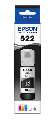 Epson T522 Ecotank Ink - Botella De Alta Capacidad Negra (t5