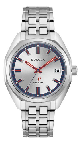 96k112 Reloj Bulova Jet Star Box Set 40mm Azul/plateado/rojo