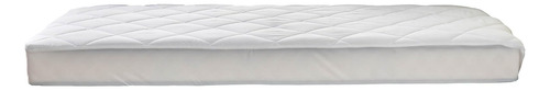 Cubrecolchón Reversible Para Cama Individual Estrecha Acolch Blanco Diseño De La Tela Súper King