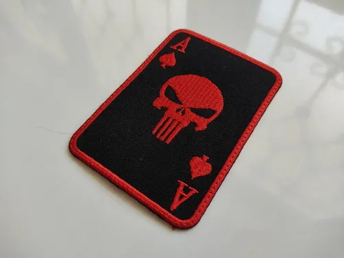 Parche Bordado Juego De Carta A Picas Punisher El Castigador