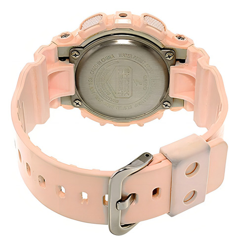 Reloj Deportivo Esfera Dorada Y Rosa Cuarzo Rosa Damas