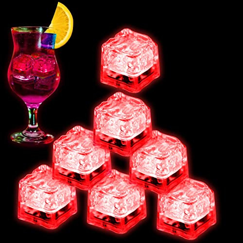 Cubitos De Hielo Iluminados Para Bebidas, 96 Unidades, Led R