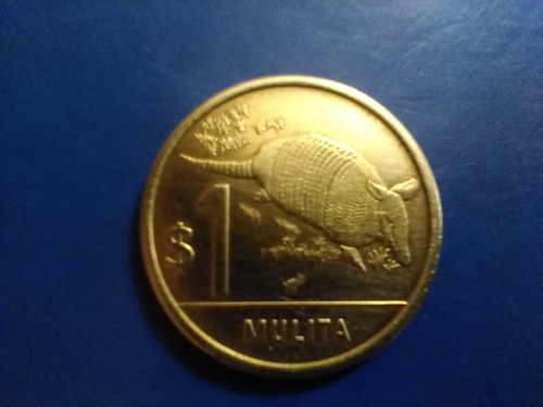 Moneda Uruguay Mulita Del Año 2012 De 1 Peso