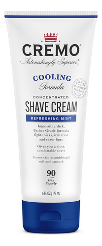 Cremo Cooling Formula Crema De Afeitar Para Hombre 177 Ml