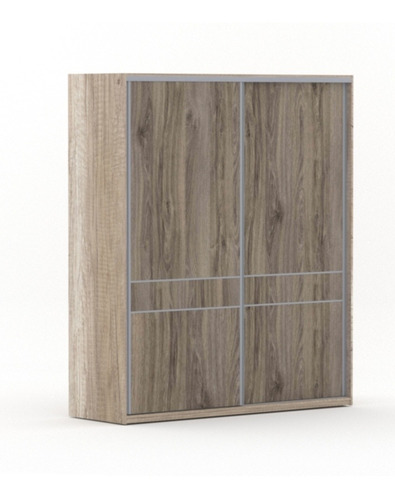 Imagen 3 de 10 de Ropero Puertas Corredizas 150cm Placard