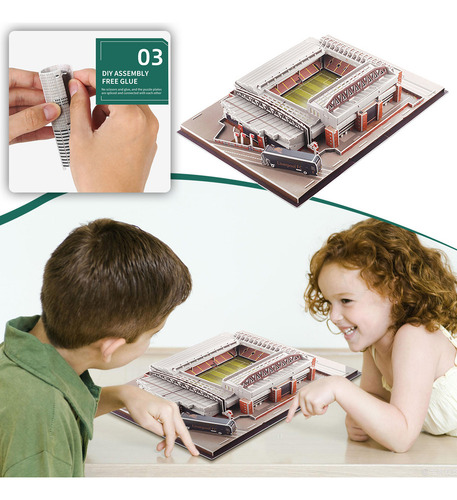 Nuevo Puzzle 3d For Sedes De Clubes De Fútbol, Modelo De