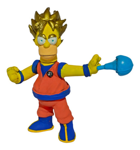 Figura Parodia Homero Simpson Goku 