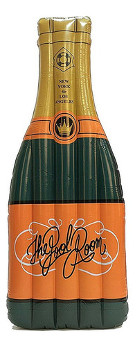 Botella De Champán Gigante Inflable Con Forma De Flotador Pa