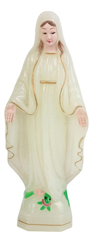 Figura Nórdica De La Santísima Virgen 15cm Luminoso