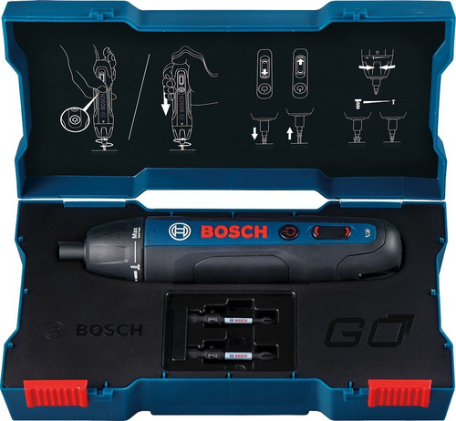 Imagen 5 de 6 de Atornillador Inalámbrico Bosch Go 2.0 3,6v. Profesional