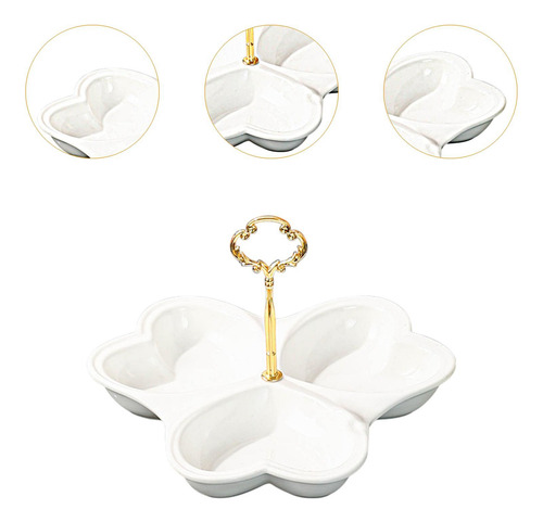 Bandeja Para Servir Secos, Plato Para 19,5 Cm X 17,5 Cm
