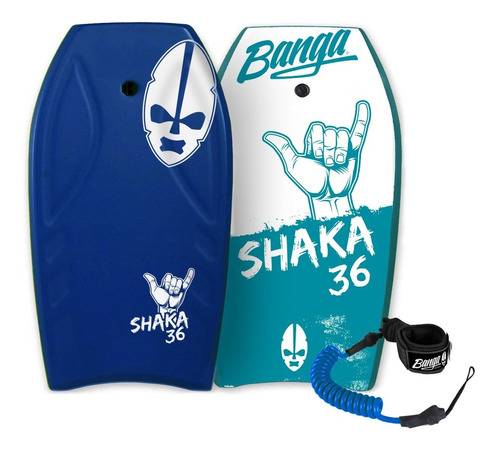 Bodyboard Banga® Shaka 36¨ + Pita Pirulo Barrenador Semi Pro