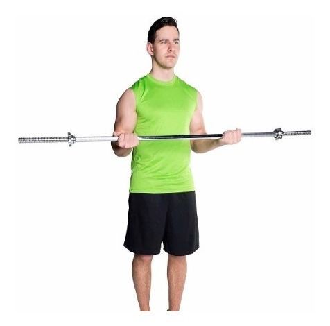 Barra Recta + 20 Kg Discos Engomados Er