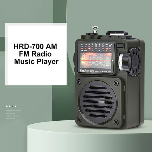 J Radio Am Fm Hrd-700 Con Receptor Y Reproductor De Música