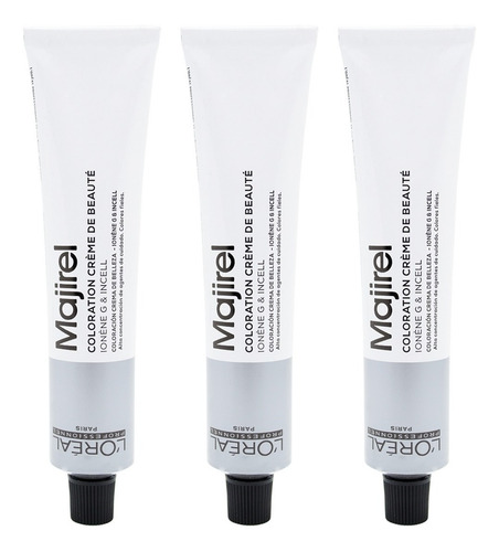 Loreal Profesional Majirel Kit X3 Tintura Con Amoniaco 50gr